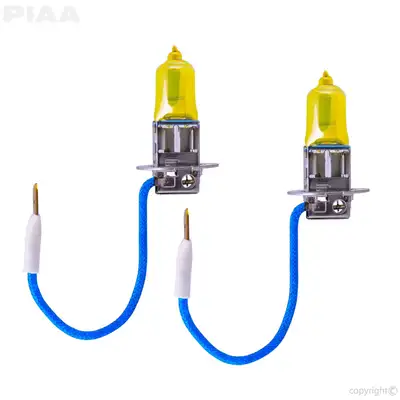 PIAA H3 Solar Yellow Replacement Bulb; 12V; 55W; 3900K; Twin Pack;
