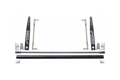 Rock Jock Antirock Sway Bar Kit Universal 39 1/2 Inch Bar 20 Inch Steel Arms RockJock 4x4