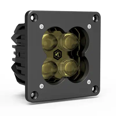 Vivid Lumen Industries Fng 3 rr SAE 3 Inch Backlit Fog Light Pods Yellow Flush Mount Dot/Sae Pair Vivid Lumen