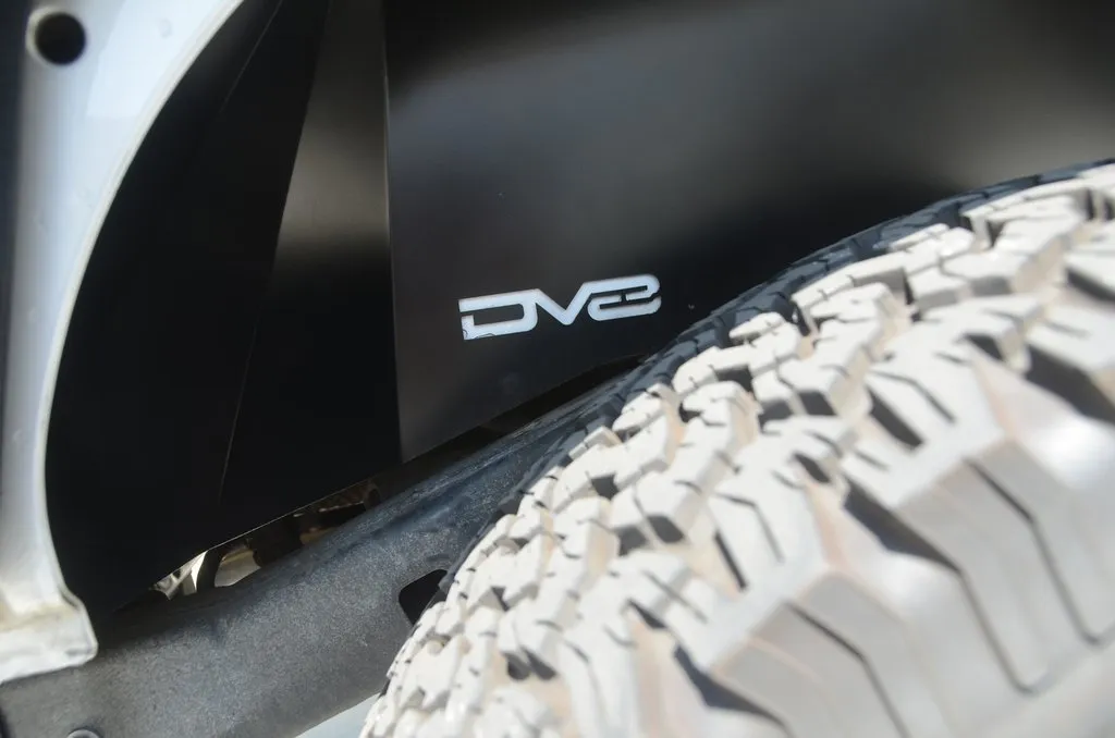 DV8 Offroad Aluminum Rear Inner Fenders Black - JK product image