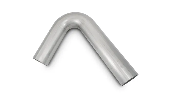 120 Degree Stainless Steel Bend; 3 in. Tube OD; 5 in. Centerline Radius; 5 in. Leg Length From Tangent 1; 12 in. Leg Length From Tangent 2; product image