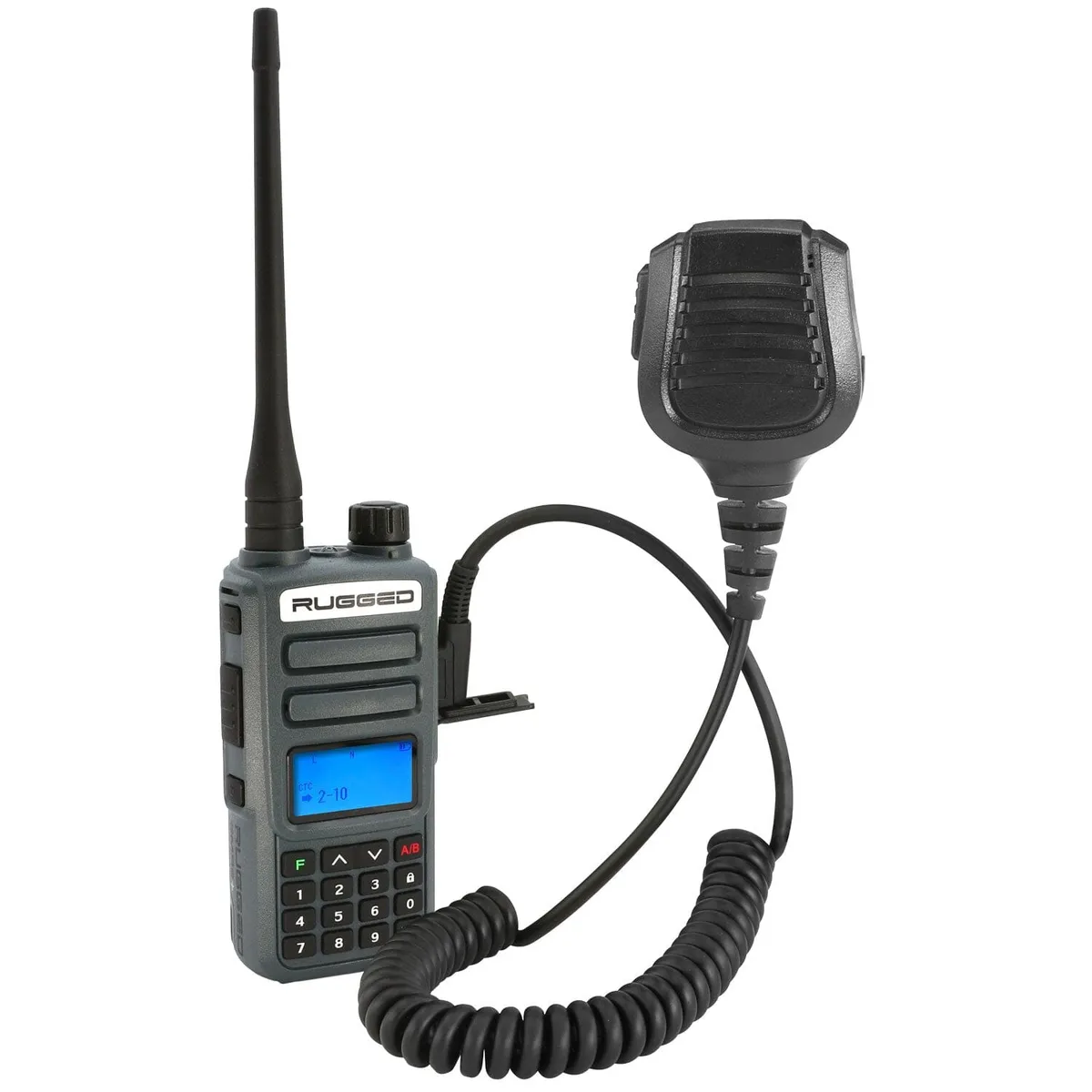 Rugged Gmr2 Plus - Gmrs And Frs Two Way Handheld Radio With Hand Mic product image