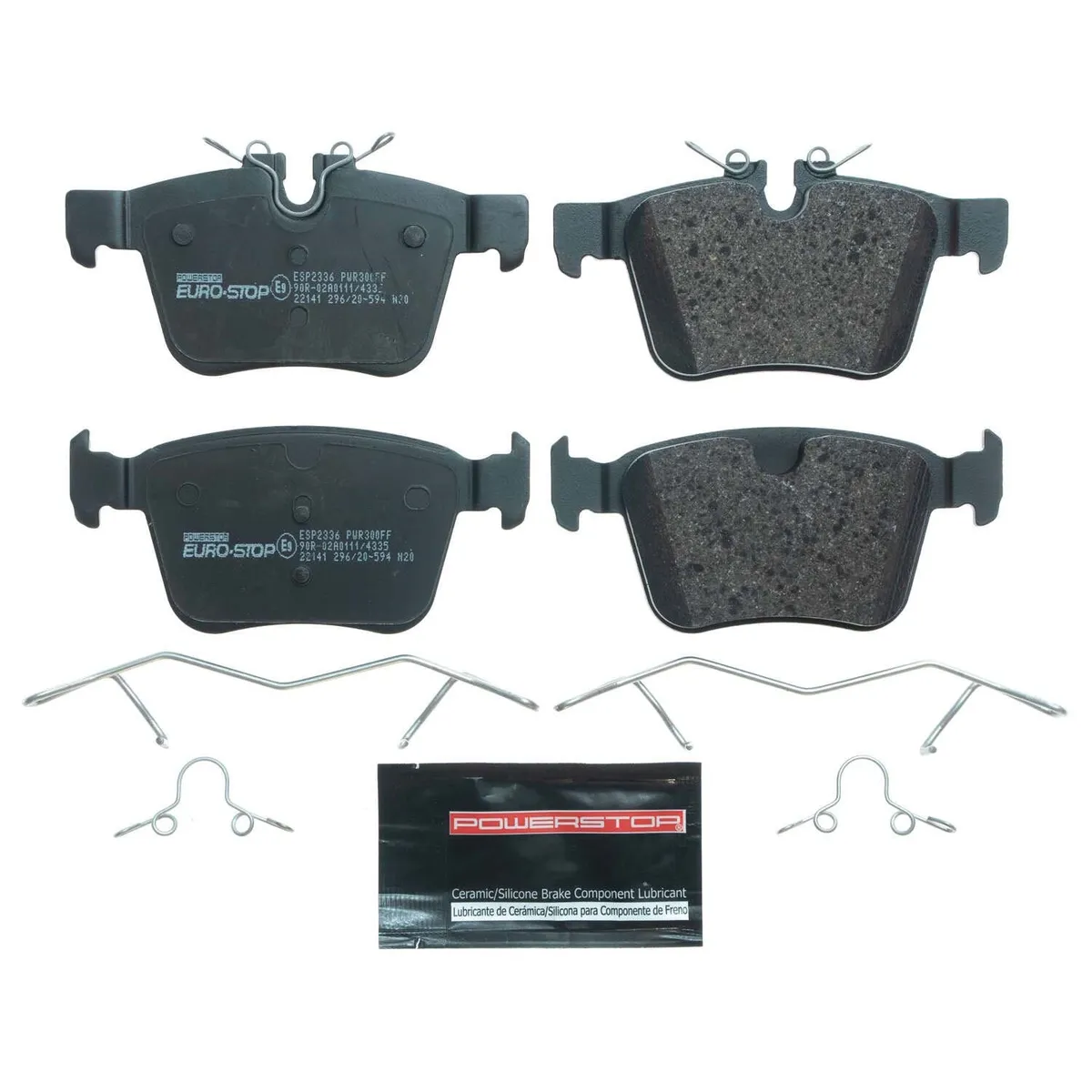 EuroStop ECE-R90 Certified Brake Pad Set product image