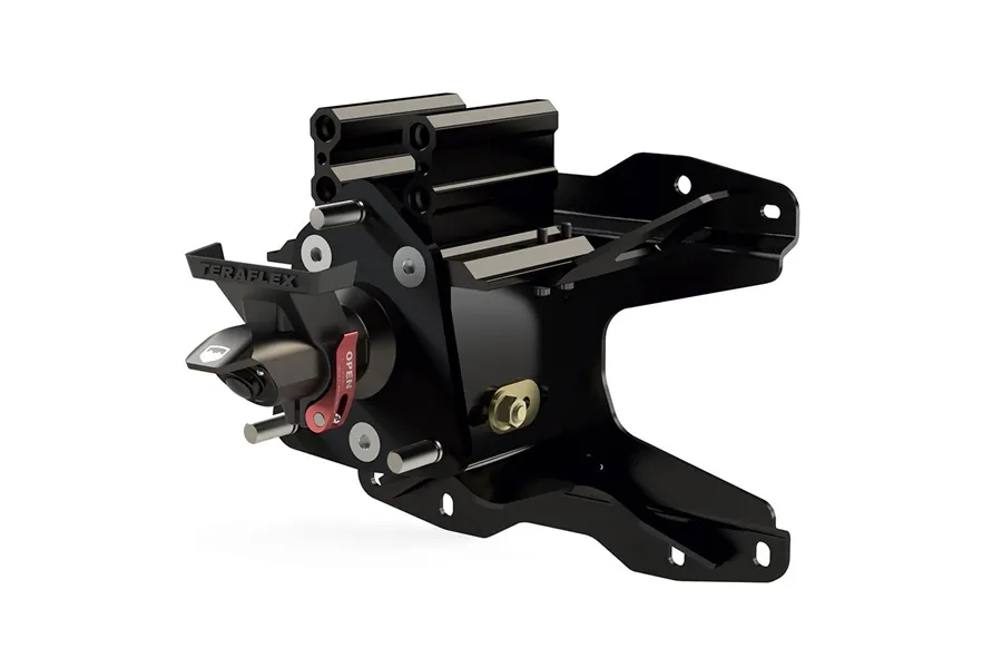 TeraFlex 18c Jeep Wrangler JL Alpha HD Adjustable Spare Tire Mount & HD 8lug Adapter Plate Kit – 8x6.5in