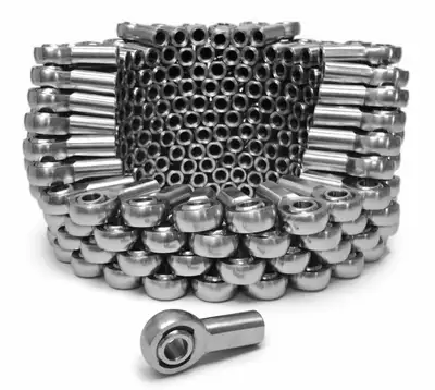 Steinjager Inch Female Steel Housing, PTFE Race 1/4-28 RH 100 Pack