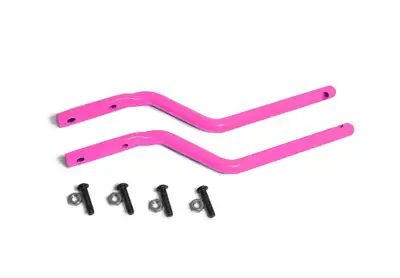 Steinjager Doors 1997-2006 Mirror Legs to Fit Tube Doors Hot Pink