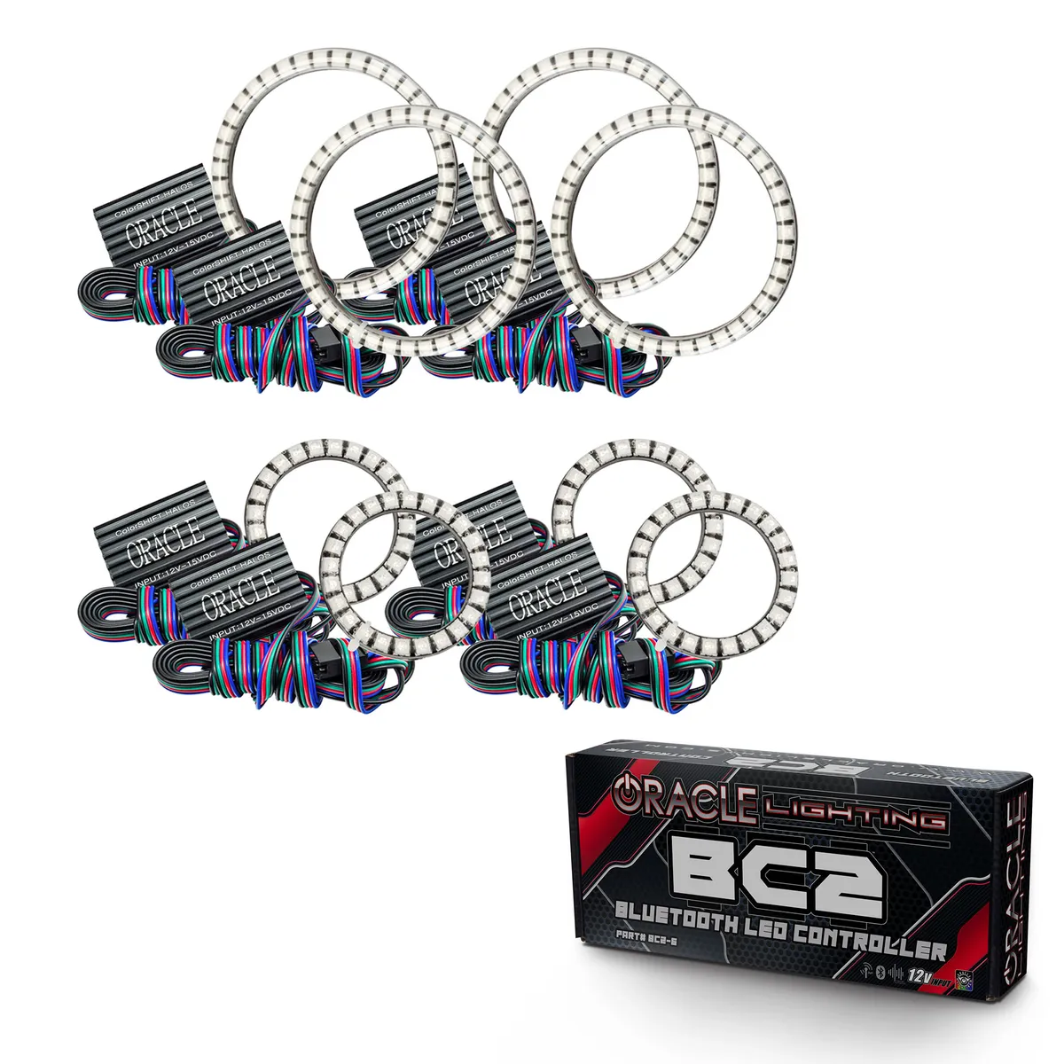 Oracle Lighting Vector Series Grill ColorSHIFT Halo LED Kit w/BC1 Controller - JT/JL/JK product image