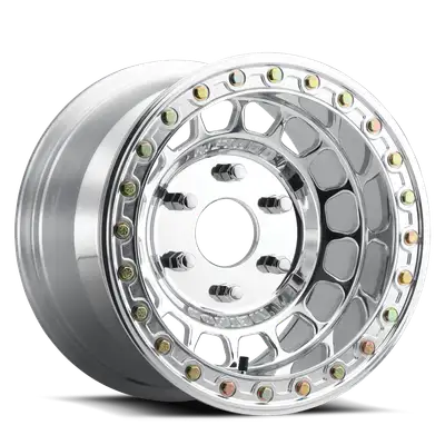 Method Race Wheels MR413 Beadlock 15x7 5 2 38mm Offset 6x5.5 78.3mm Centerbore Polished w BH-H24100