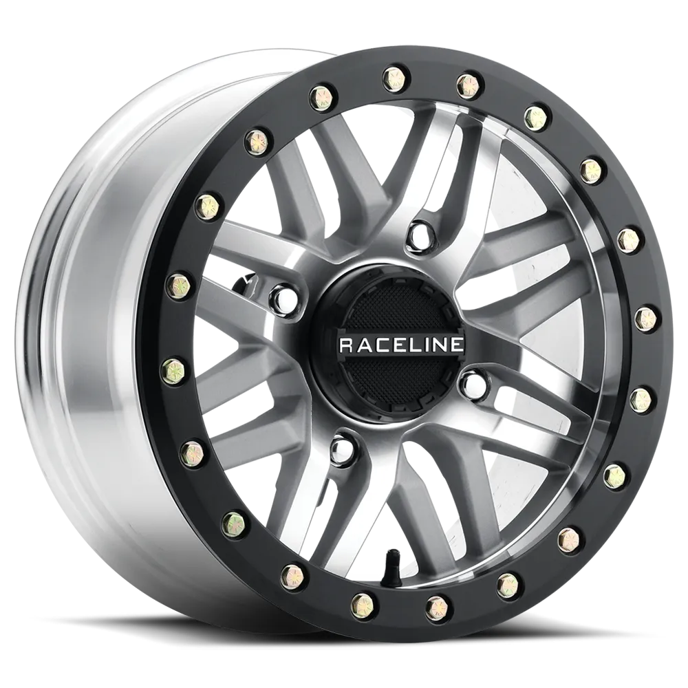 Raceline Wheels A91ma Ryno Beadlock Black Machined as Cast 15x7 4x137 +10mm