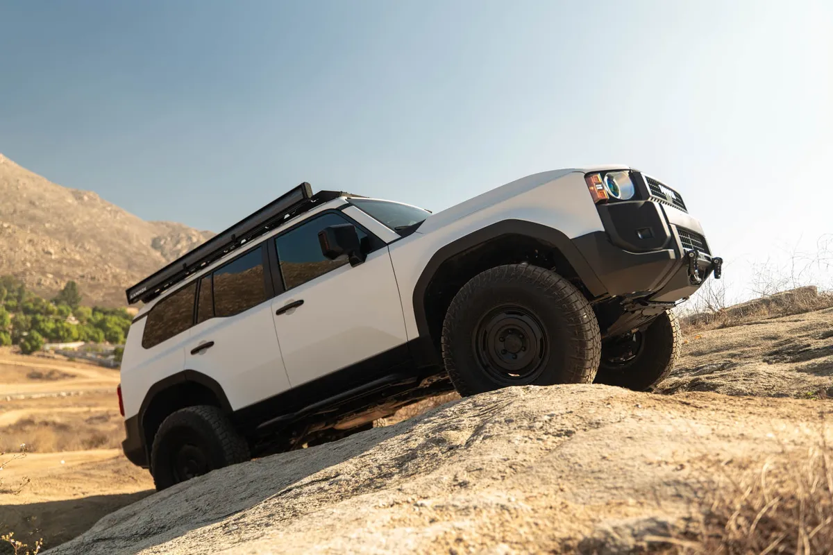 24 Land Criuser Centric Front Bumper Winch Ready Black product image