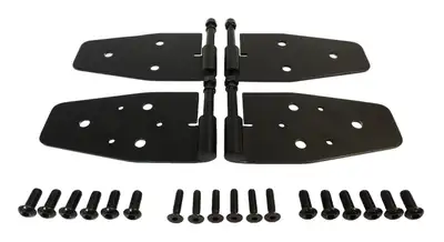 Crown Automotive Jeep Replacement Door Hinge Set 1997-2006 TJ Wrangler;1987-1995 YJ Wrangler w/ Half Doors w/ Provisions for Mirrors;