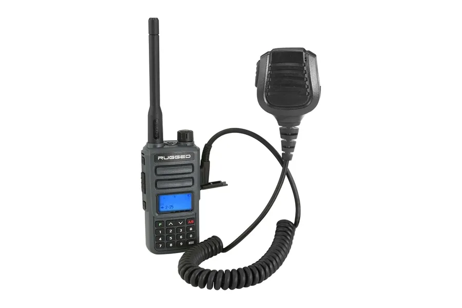 Rugged Gmr2 Plus - Gmrs And Frs Two Way Handheld Radio With Hand Mic product image