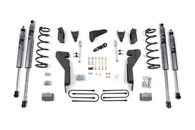 Zone Offroad 2009-2013 Dodge 2500/3500 6 Suspension Lift Kit w/3.5 Axle - Diesel Front Coils Rear Block - Fox 2.0 Adventure Series Shocks