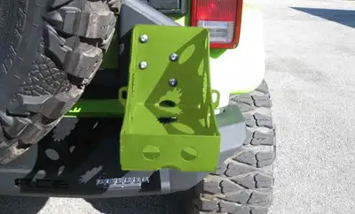 Steinjager Steinjäger Bumpers Wrangler JL 2018 to Present Jerry Can Holder Gecko Green