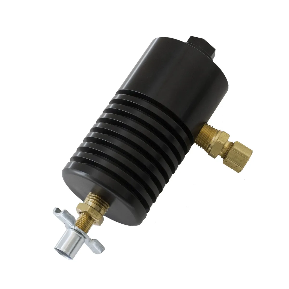 Autometer 5375 Particle Trap Kit, Exhaust Pressure, Aluminum, Black product image