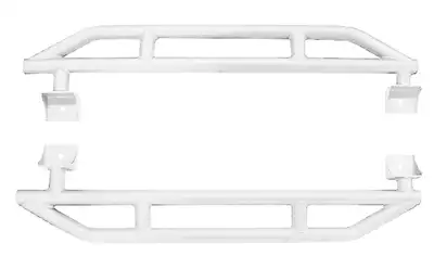 Steinjager Armor 2007-2018 Rock Sliders 2 Door Cloud White