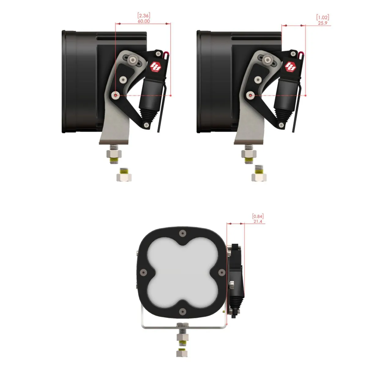 Baja Designs 80-0007 Reflex Light Actuator Kit – XL Standard Housing product image