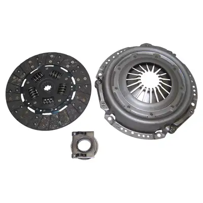 Crown Automotive Jeep Replacement Clutch Kit; Incl. Clutch Disc/Pressure Plate/Clutch Release Bearing; 10.5 in. Clutch Disc; 10 Splines; 1.125 in. Spline Dia;
