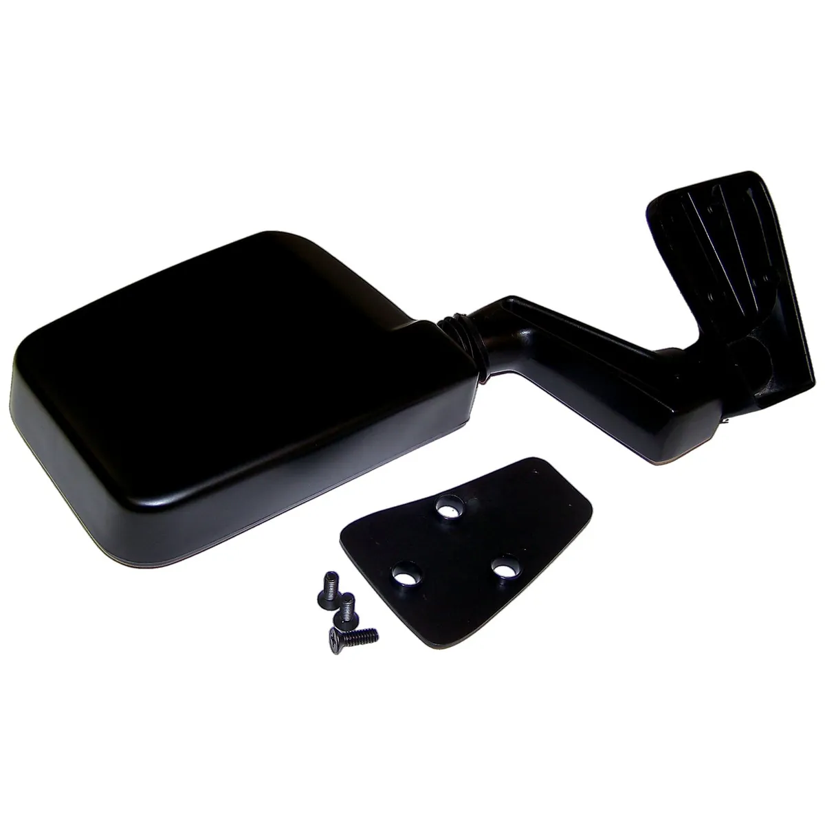 Crown Automotive Jeep Replacement 82201773 Left Manual Folding Mirror for Select 1987- 2006 Jeep YJ, TJ Wranglers, Black product image
