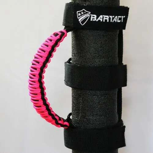 Bartact Paracord Grab Handles Universal Pair Black/Hot Pink Bartact
