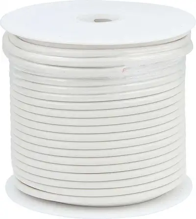 Allstar Performance 12 AWG White Primary Wire 100ft