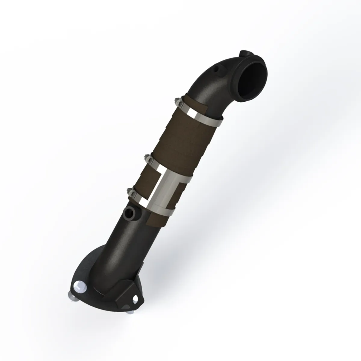 3 Inch Turbo Charger Down Pipe For 15-16 Silverado/Sierra Duramax 2500/3500 Carb EO Num. D-763-2 MBRP product image