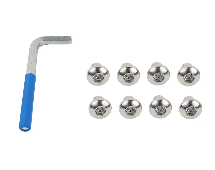 Jeep JK JK OEM Anti-Theft Door Nuts 4 Door 07-18 Wrangler JK Polished Silver Kentrol product image