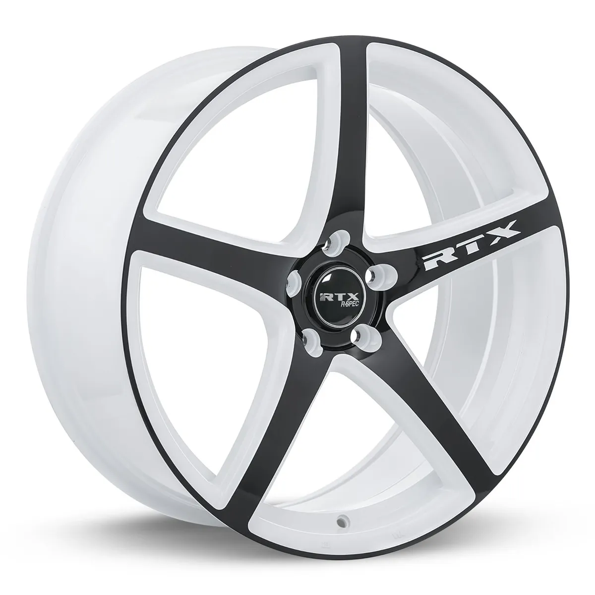 RTX Wheels Illusion 18x8 5x114.3 Et45 Cb73.1 White & Black