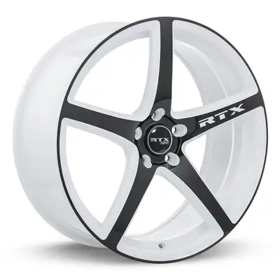 RTX Wheels Illusion - White and Black - 18x8 / 45 / 5x114.3 - 73.1