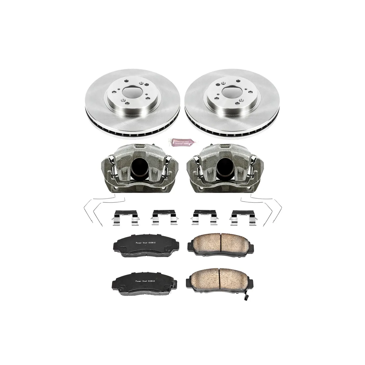 Z17 Direct Replacement Kit: Rotors; Ceramic Pads; Calipers product image