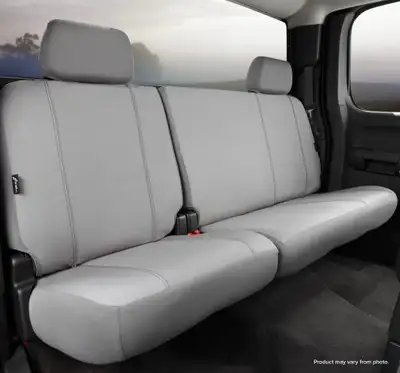 FIA FIA SP85-7 GRAY SP80 Series - Seat Protector Polyester Custom Fit Rear Seat Cover - Gray