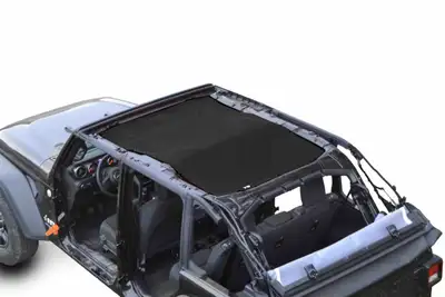 Steinjager Tops and Covers 2018 to Present Fabric Teddy 4 Door Black