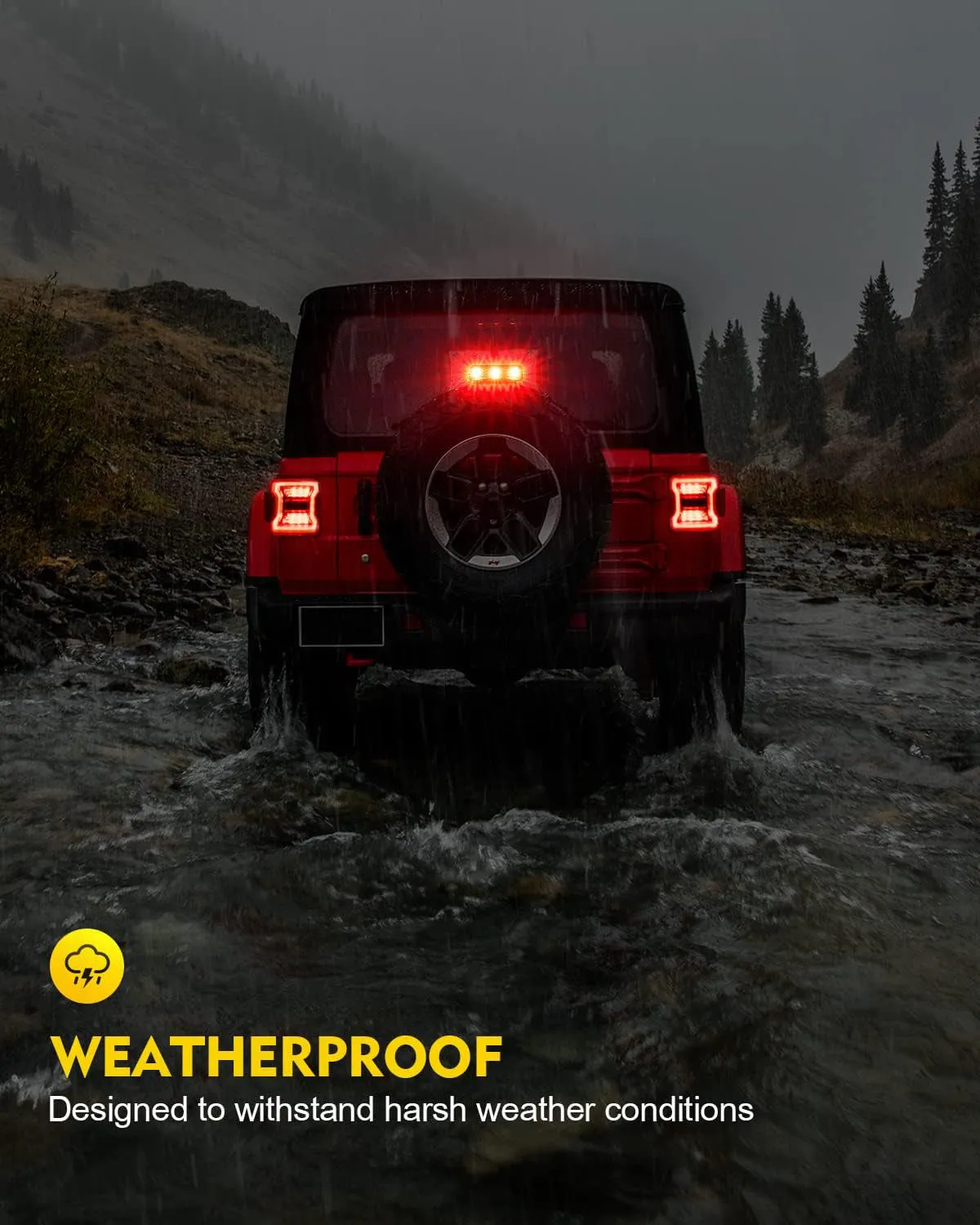 LED Third Brake Light for 2018+ Jeep Wrangler JL product image
