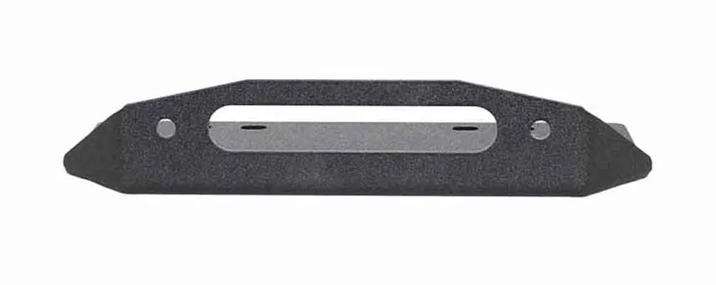 Jeep JK Front Bumper 07-18 Wrangler JK Rubicon and Unlimited Steel Black Textured Powdercoat Manowar Series Fishbone Offroad product image