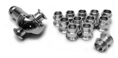 Steinjager For 7/8 Rod Ends Straight Style Yields 3/4 Bore Plated Steel 12 Pack