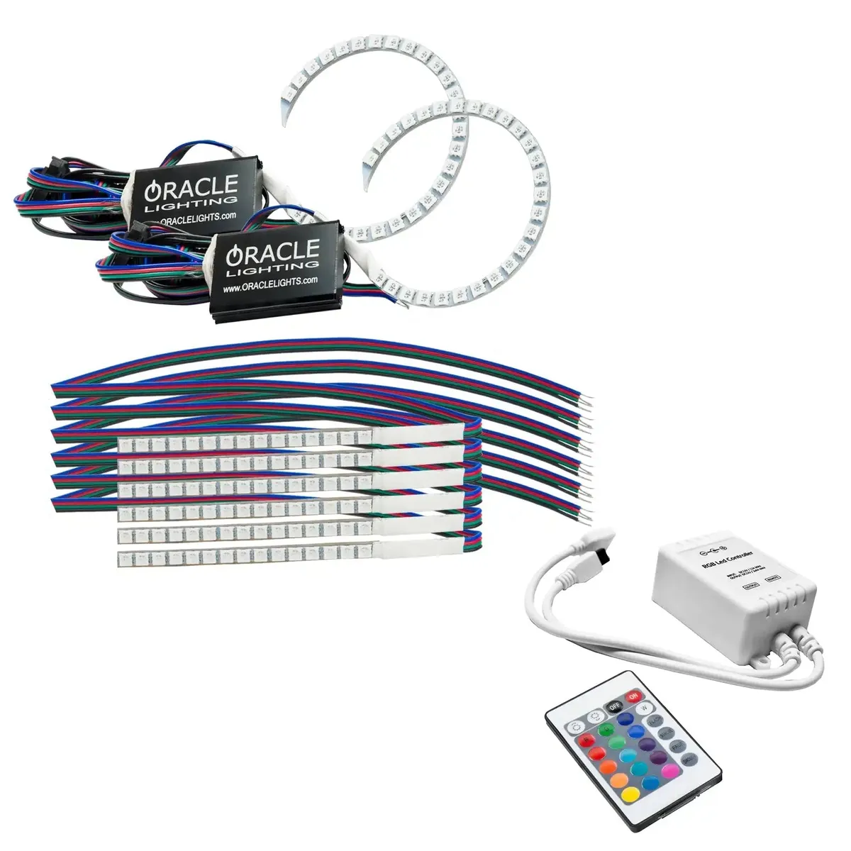 ORACLE Lighting 2018-2023 Ford Mustang ColorSHIFT DRL Upgrade w/Halo Kit product image