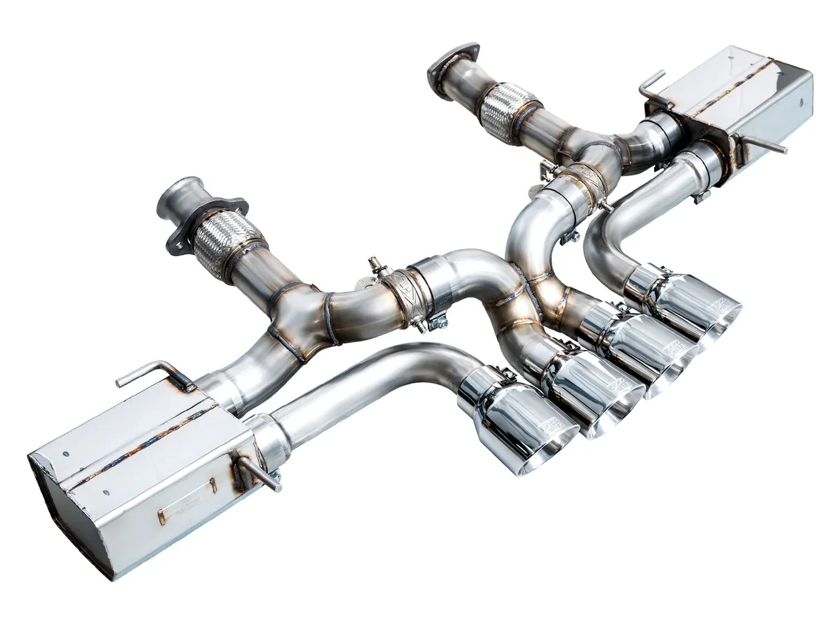 AWE SwitchPath Exhaust for C8 Corvette Z06 - Diamond Black Tips product image