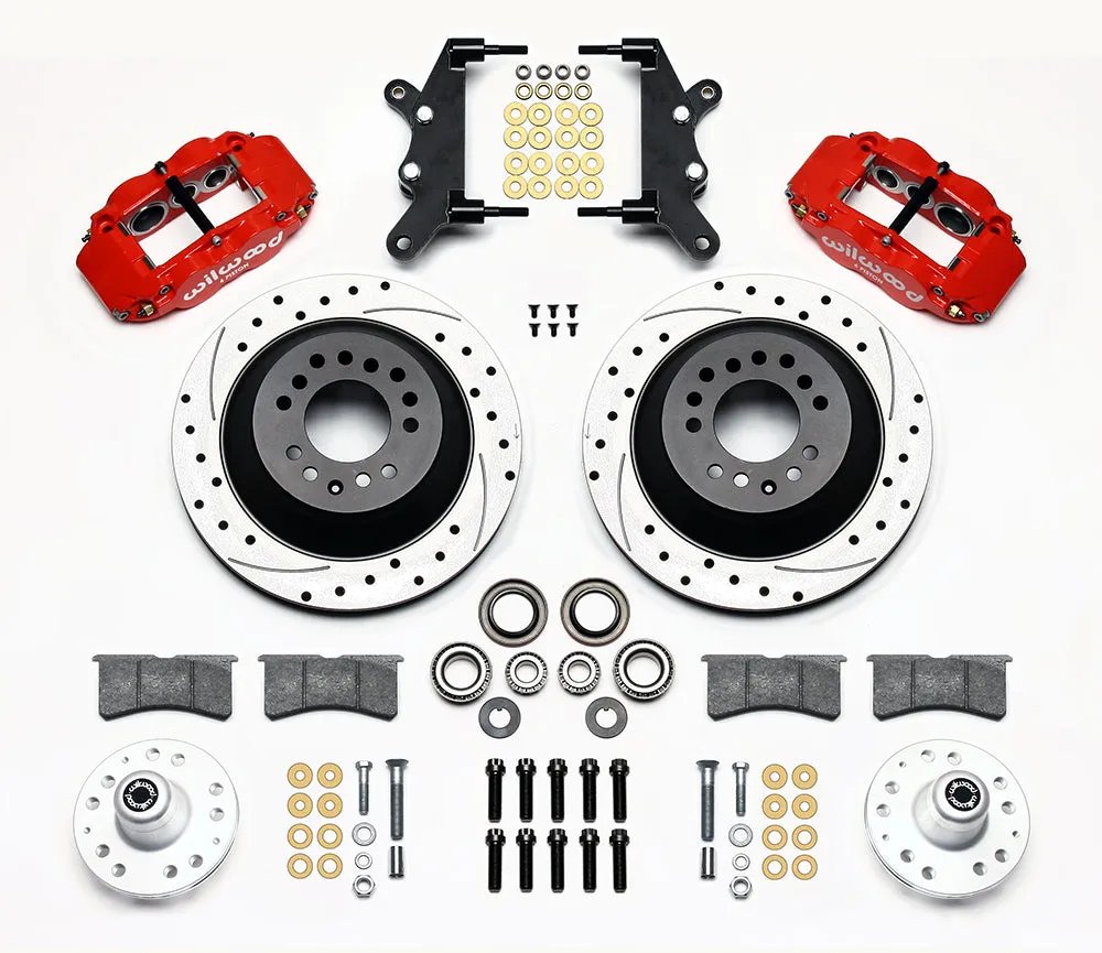 1957 - 1968 Edsel, Ford, Mercury Forged Narrow Superlite 6R Big Brake Front Brake Kit (Hub and 1PC Rotor) - 140-13654 product image