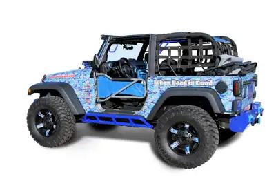 Steinjager Steinjäger Armor Wrangler JK 2007-2018 Rock Sliders 2 Door Southwest Blue