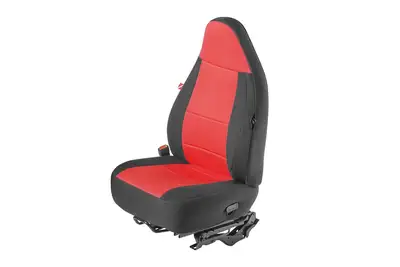 Diver Down Jeep Wrangler Neoprene Seat Covers for 97-02 Jeep Wrangler TJ Red Diver Down