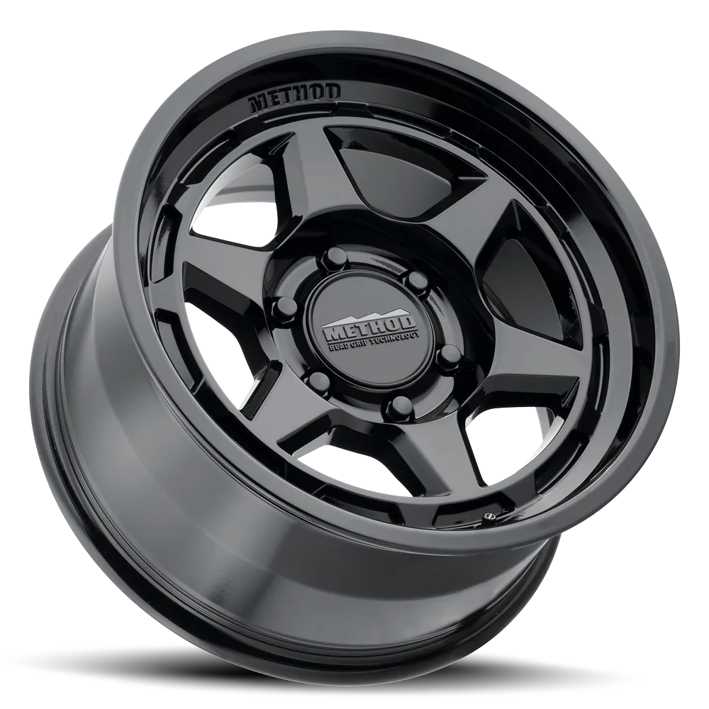 MR708 Bead Grip 17x8.5 0mm Offset 6x5.5 106.25mm Centerbore Gloss Black product image