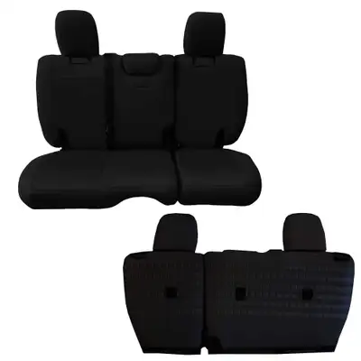 Bartact Bartact 2019-22 Jeep JL Rear 4 Door Bench With Out Arm Rest-Red