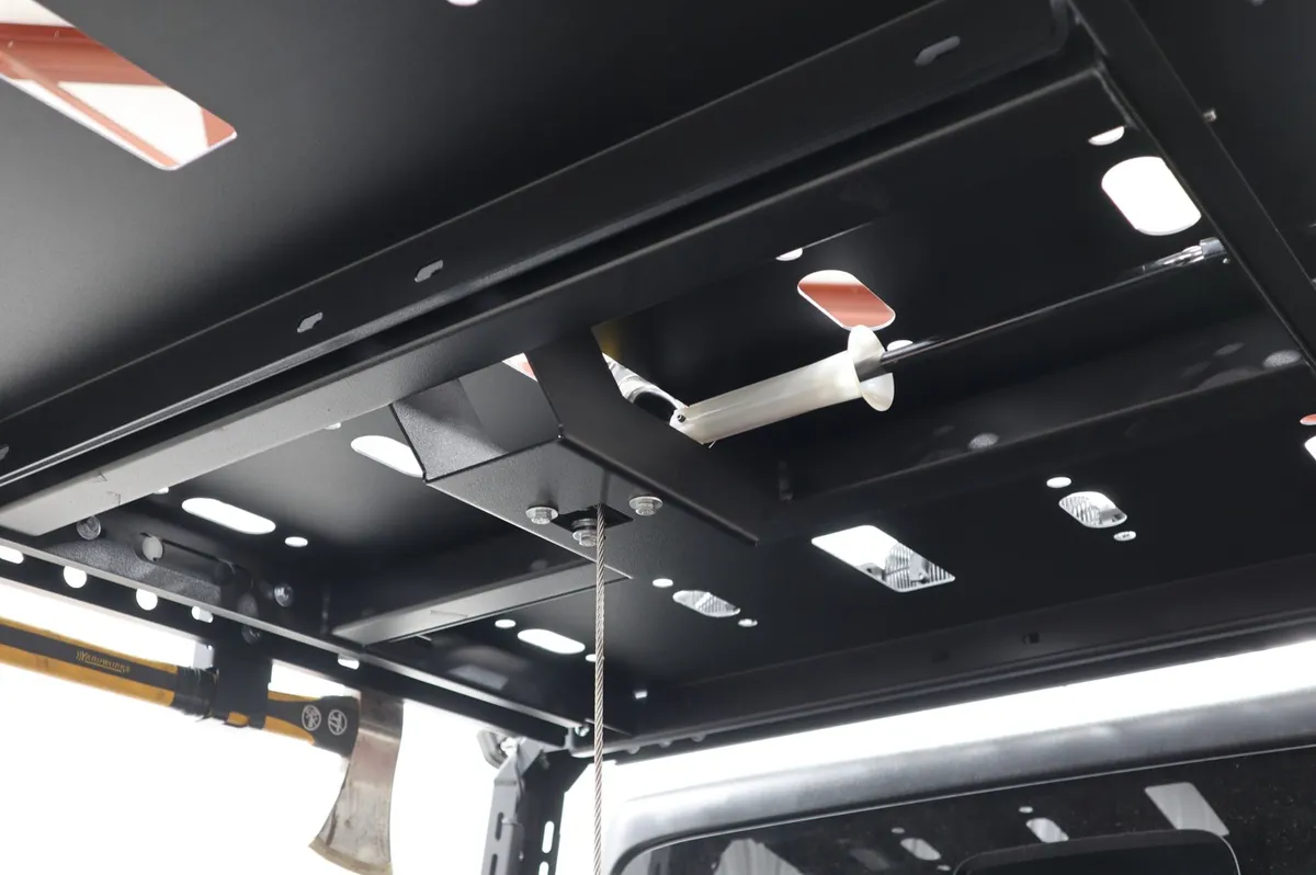 LOD Black Ops Bed Rack Tire Carrier (Black Powder Coated) product image