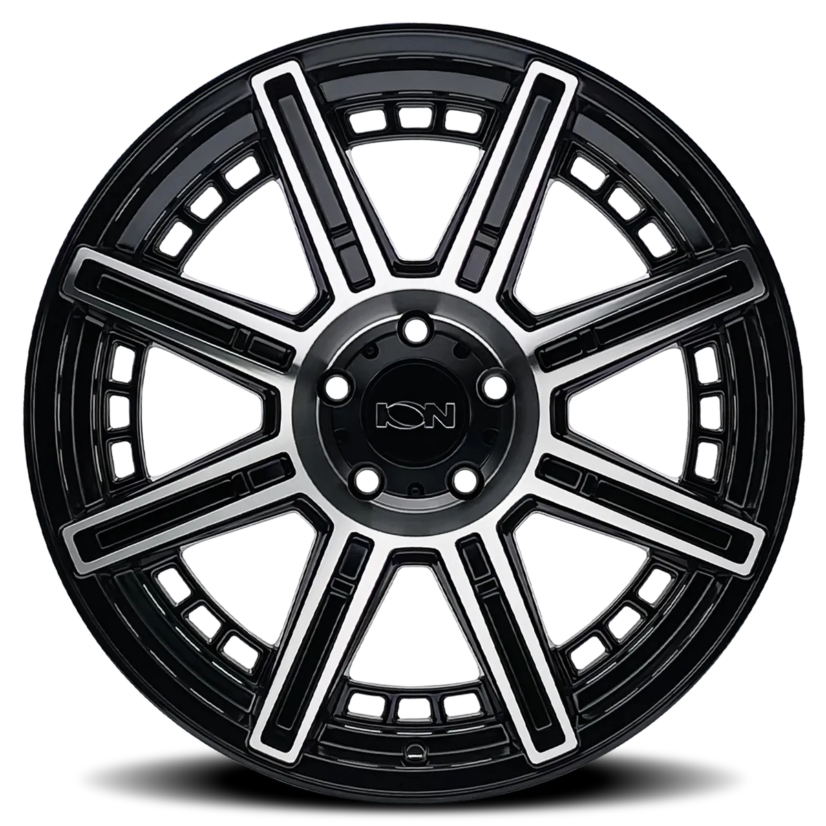 Ion 149 Gloss Black Machined 20x10 6-135 -24mm 87.1mm 149-2136b product image