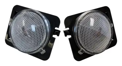 Crown Automotive Jeep Replacement RT Off-Road - Plastic Clear Side Marker Light Kit