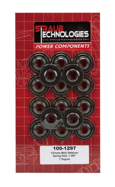 Straub Technologies Valve Spring Retainers 1.290 8mm 7-Deg 16pk