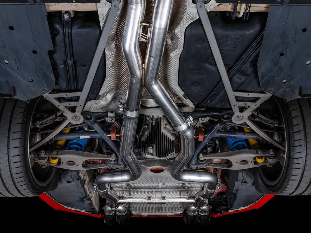 AWE SwitchPath™ Catback Exhaust for BMW F8X M3/M4 - Diamond Black product image