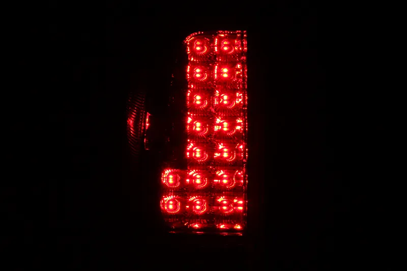 Nissan Frontier 05-21/ Suzuki Equator 9-12 LED Tail Lights Chrome Red/Clear Lens product image