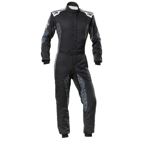 OMP Racing INC Tecnica Hybrid Overall f ia 8856-2018 Black / Sil