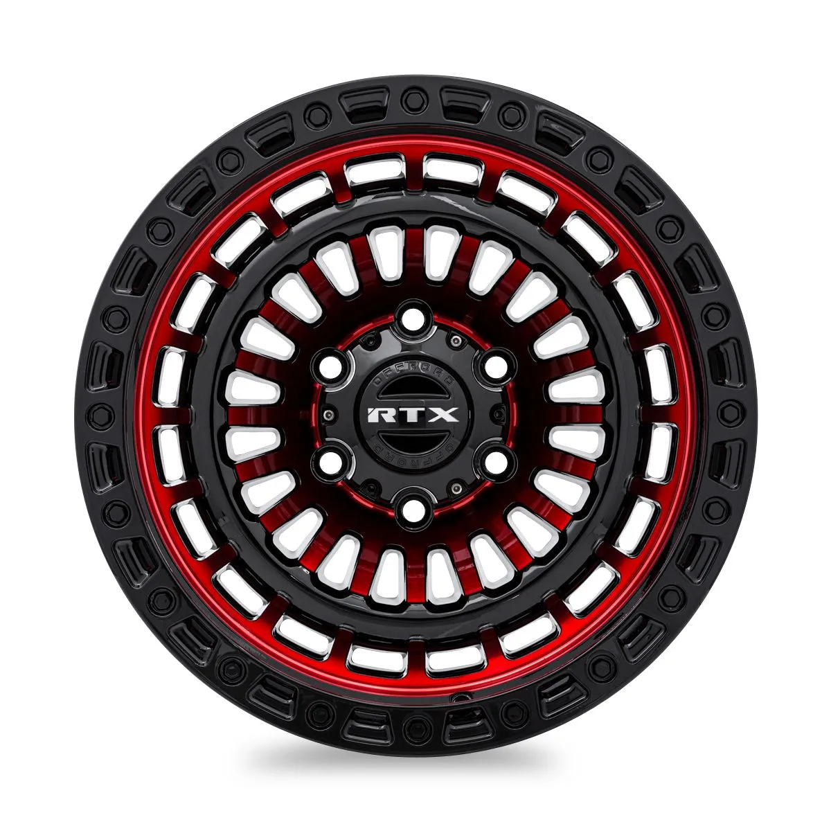 Moab 17x9 5x127 Et15 Cb71.5 Gloss Black Machined Red product image